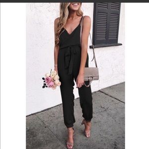 Maternity halter belt jumpsuit from lukalula